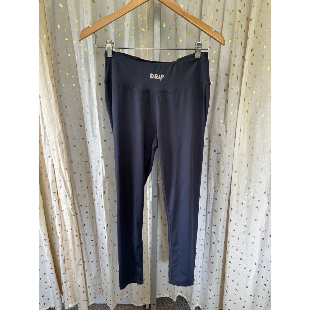 Drip Fitt Hawaii Strappy Criss Cross Ruched Butt Lifting Sport Yoga Leggings XL